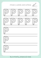 anteprima - Materiale interattivo - Impariamo le sillabe PA PE PI PO PU, La letterina P - Pagina 2