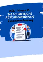 Vorschau - Anderer Materialtyp - Cover zur Einheit: "Die schriftliche Abschlussprüfung (Zusammenfassung aller Prüfungsthemen)" - Seite 1