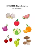 Vorschau - Arbeitsblätter - Früchte und Gemüse kennenlernen (PDF + Word, editierbar) - Seite 3