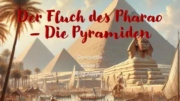 Vorschau - Präsentationen/Tafelbilder - Die Geheimnisse der Pyramiden - Deckblatt