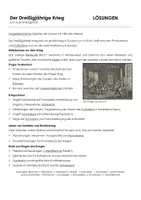 Vorschau - Arbeitsblätter - Der Dreißigjährige Krieg kurz zusammengefasst - Seite 2