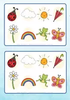 Vorschau - Spiele - Wortschatz Frühling - Was fehlt hier? - Spiel - Vorkurs Deutsch Frühling - Wortschatztraining und Sprechanlässe DaZ für die Sprachförderung ab Vorkurs Deutsch Kindergarten Vorschule Kita - Seite 3