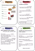 Vorschau - Bildkarten - Task Cards: Provence, Wetter (temps), Futur composé, Fragewörter (mots de question) - Seite 2