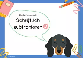 Vorschau - Präsentationen/Tafelbilder - Einführung schriftlich addieren + subtrahieren - Präsentationen - Seite 1