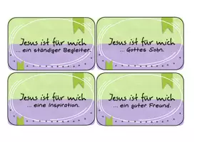 Vorschau - Bildkarten - 28 Impulskarten zu Jesus (+ Blanko-Vorlage) - Seite 2