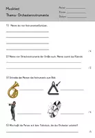 Vorschau - Test - Lernzielkontrolle / Test : Orchesterinstrumente - Seite 2