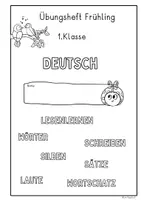 Vorschau - Unterrichtsreihen - Übungsheft Deutsch 1.Klasse Frühling Arbeitsblätter Lesen, Schreiben lernen - Seite 2