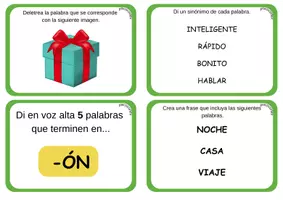 Vista previa - Juegos / Gamificación - Tablero LENGUAJE "Palabraventura" - página 2