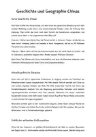 Vorschau - Arbeitsblätter - Geschichte und Geografie Chinas - Lückentext - Seite 3