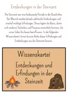 Vorschau - Stationenlernen - Wissenskartei - Entdeckungen & Erfindungen der Steinzeit - Seite 2