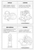 anteprima - Flashcard - I simboli della Pasqua - Mini-book, scheda e pregrafismo - Pagina 1