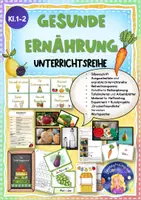 Vorschau - Unterrichtsreihen - Unterrichtsreihe: Gesunde Ernährung (Klasse 1+2) - Deckblatt