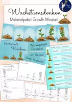 Vorschau - Arbeitsblätter - Wachstumsdenken - Materialpaket Growth Mindset - Deckblatt