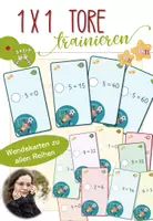 Vorschau - Stationenlernen - 1x1 Tore - trainieren mit Wendekarten Stufe 2 - Deckblatt