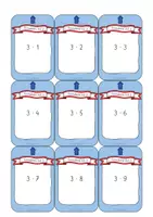 Vorschau - Fördermaterial/Inklusion - Rechenkarten / Wendekarten Einmaleins (1x1) Dreierreihe (z.B. als Begleitmaterial zum Magischen Zylinder von Betzold) - Seite 2