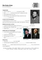 Vorschau - Arbeitsblätter - Die Kuba-Krise kurz zusammengefasst - Deckblatt