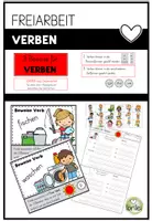Vorschau - Arbeitsblätter - Kartei: Verben - Freiarbeitsmaterial - Übungsmaterial - Deckblatt