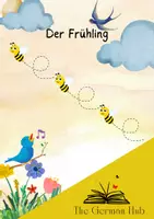 Vorschau - Arbeitsblätter - Der Frühling- Wortschatz und Arbeitsblätter - Deckblatt