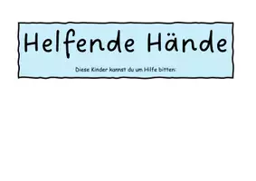 Vorschau - Bildkarten - Helfende Hände - Classroom Management - Seite 2