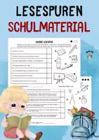 Vorschau - Arbeitsblätter - 📦 Materialpaket für DAZ/Grundschule - LESESPUREN zu jedem Thema 📚 - Seite 1
