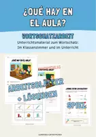 Vorschau - Arbeitsblätter - Wortschatz: EN EL AULA - Deckblatt