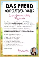 Vorschau - Mal- und Bastelvorlagen - Das Pferd - Poster | Haustiere - Säugetiere | Kooperative Klassendekoration - Seite 1
