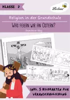 Vorschau - Unterrichtsreihen - Was feiern wir an Ostern Lernwerkstatt Religion - Deckblatt