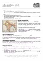 Vorschau - Arbeitsblätter - Indien als britische Kolonie kompakt - Deckblatt