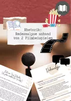 Vorschau - Arbeitsblätter - Rhetorik: Redeanalyse an 2 Filmbeispielen - Deckblatt