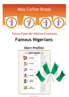 Vorschau - Merkblätter - Famous Nigerians - Profiles - Deckblatt