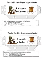 Vorschau - Mal- und Bastelvorlagen - Rumpelstilzchen - Märchenfingerpuppen Brüder Grimm - Seite 3