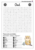 Vorschau - Arbeitsblätter - Owl - 3 for 2 economy package - Material package (English) - Seite 2