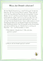 Vorschau - Unterrichtsreihen - Umweltschutz Ethik Klasse 3 Klasse 4 - Seite 1