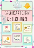 Vorschau - Bildkarten - Grußkärtchen - Osterferien - Feriengruß - Ostern - Deckblatt
