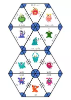 Vorschau - Spiele - FREEBIE! Rechnen in Z - Trimino (differenziert) - Deckblatt