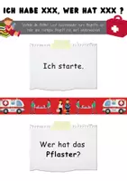 Vorschau - Arbeitsblätter - Erste Hilfe: Große Leseübung - Deckblatt