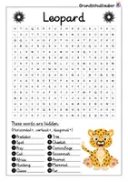 Vorschau - Arbeitsblätter - Leopard - 3 for 2 economy package - Material package (English) - Seite 2