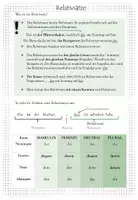 Vorschau - Arbeitsblätter - Relativsätze + Vokabeln zum Thema „In der Stadt“ - Seite 1