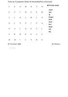 Vorschau - Stationenlernen - Englisch/Suchsel/Körperteile (2) mit Wortliste/H5P+PDF+MOODLE+Lösung - Deckblatt