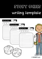 Vorschau - Arbeitsblätter - Story Cubes writing template - Deckblatt