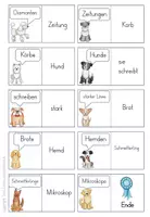 Vorschau - Stationenlernen - Hunde Domino Verlängern FRESCH Rechtschreibstrategie Deutsch 2.Klasse, 3.Klasse - Seite 2