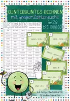 Vorschau - Arbeitsblätter - Rechenkartei - Kunterbuntes Rechnen im ZR bis 1000000 - Deckblatt