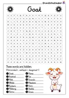 Vorschau - Arbeitsblätter - 62 animals - Search puzzle economy pack letter grid (English) - Seite 2