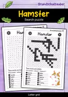 Vorschau - Arbeitsblätter - Hamster search puzzle - letter grid animals (English) - Deckblatt
