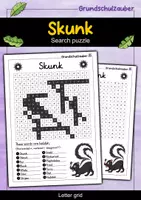 Vorschau - Arbeitsblätter - Skunk search puzzle - letter grid animals (English) - Deckblatt