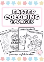 Vista previa - Manualidades / Dibujos para colorear - EASTER COLORING PAGES - Portada
