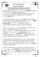 Vista previa - Hojas de trabajo - Gramática - Texto Cloze -Fill in the Blanks - Portada