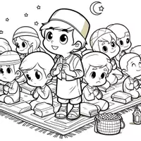 Vorschau - Mal- und Bastelvorlagen - 200 Ramadan-Ausmalbilder für Kinder - Seite 3