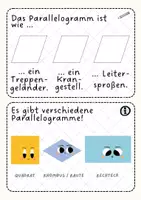 Vorschau - Arbeitsblätter - Formenheft Parallelogramm 🔷🔷 - Seite 1