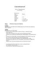 Vorschau - Stundenentwürfe - Unterrichtsentwurf: Elektrische Energie durch Induktion - Deckblatt